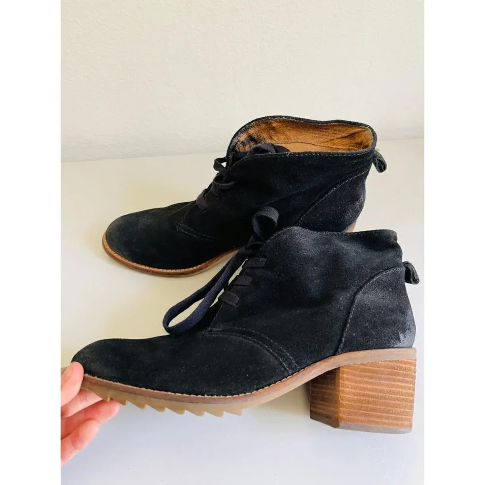 Biala Suede Lace up booties